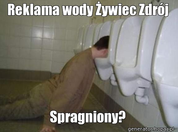 Reklama wody Żywiec Zdrój