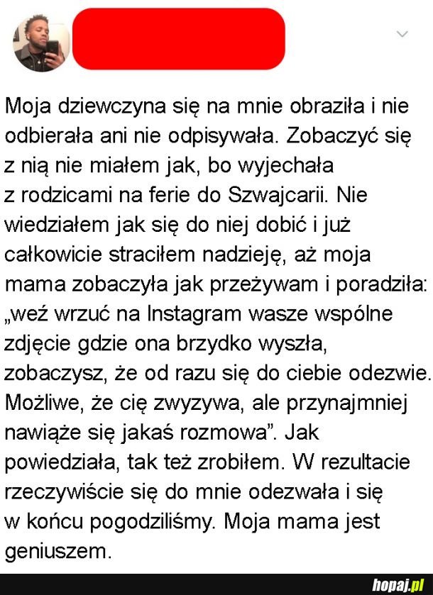 Mama zawsze pomoże