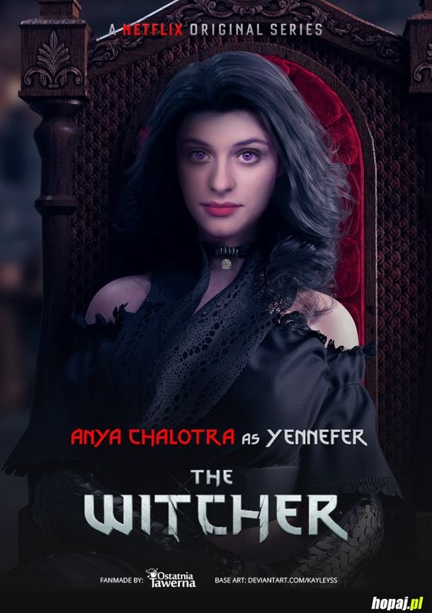 Anya jako Yennefer