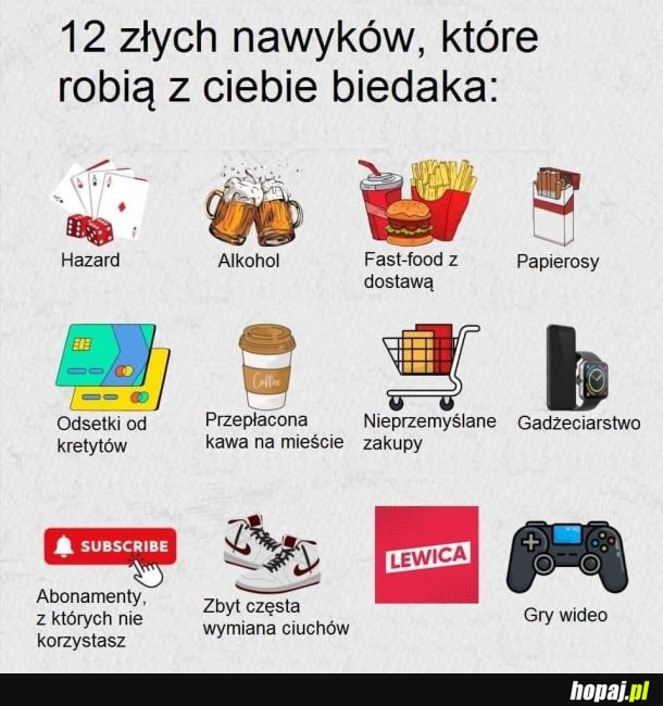 Złe nawyki