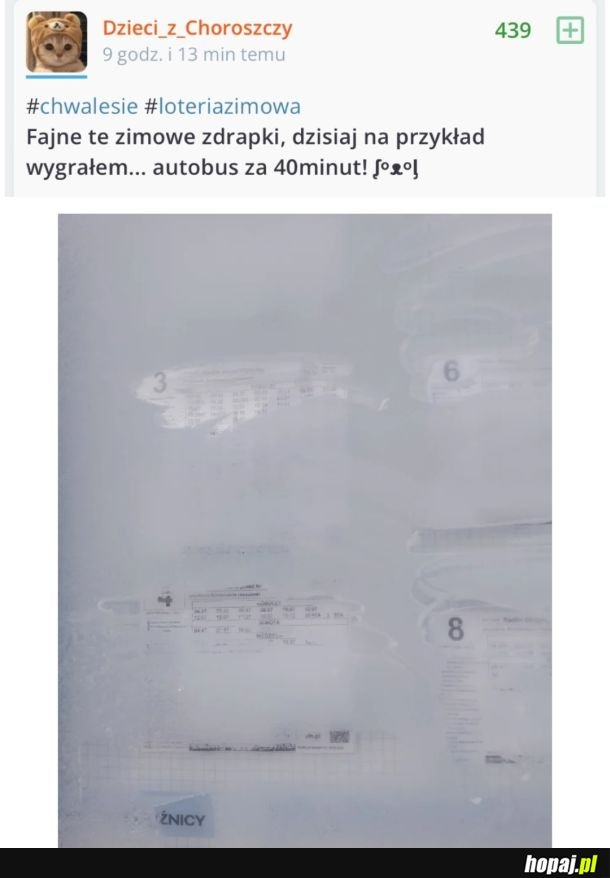 Zimowe zdrapki