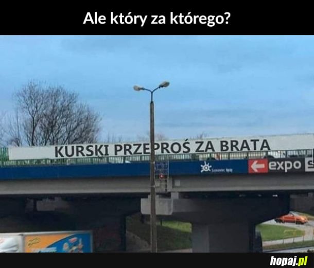 Niech przeproszą obaj