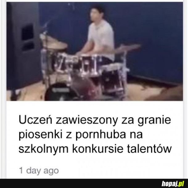 A skąd oni wiedzieli z czego ta muzyczka? No? Kto się pierwszy przyzna z grona pedagogicznego?