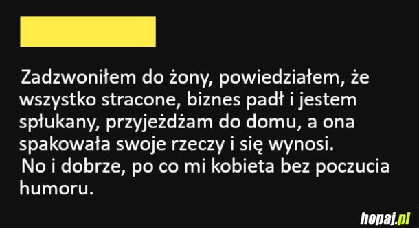 No i dobrze