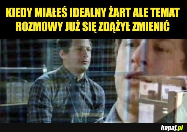Nie zdążyłem