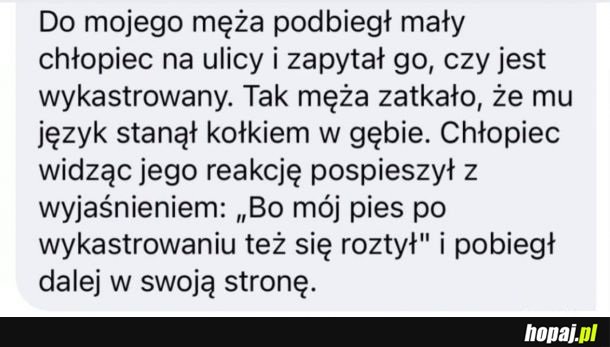 Szczere dziecko