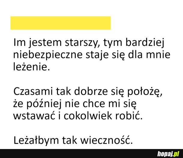 Mógłbym tak wieczność