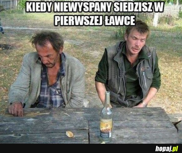 Pierwsza ławka