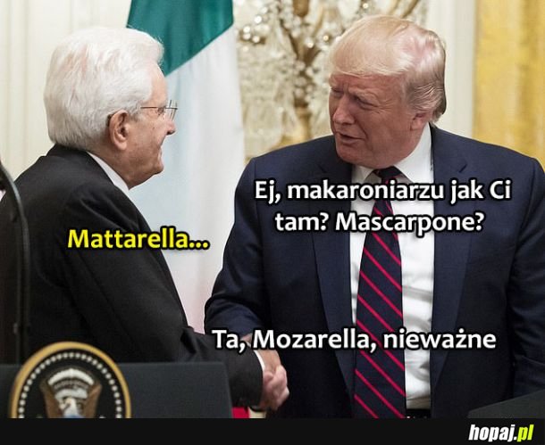  Spotkanie Trumpa z Prezydentem Włoch 