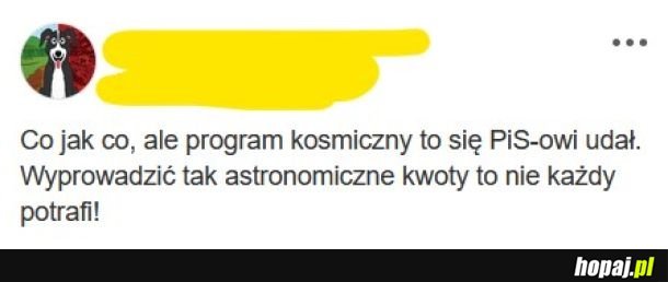 Program kosmiczny.