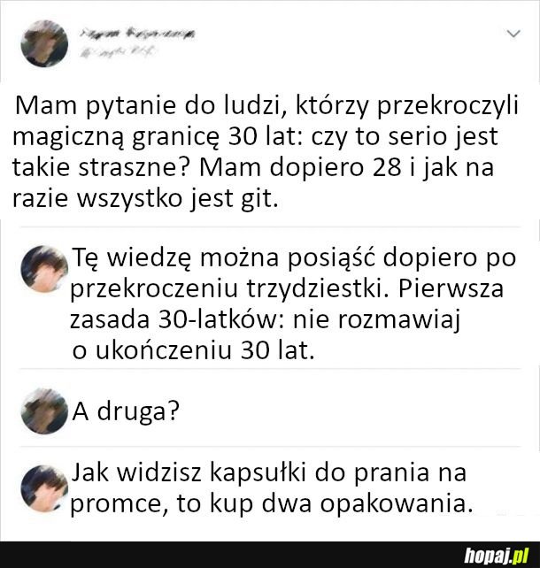 Życie po 30stce