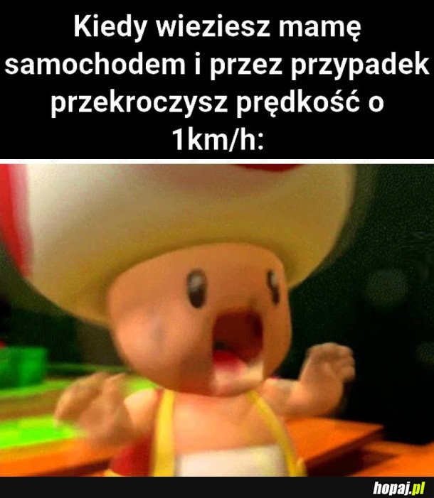 KIEDY WIEZIESZ MAMĘ SAMOCHODEM