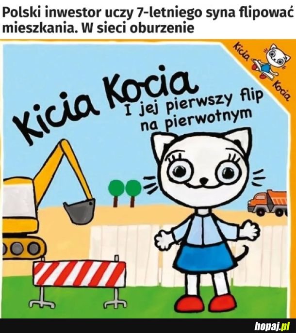 Przyuczanie najmłodszych do flipowania