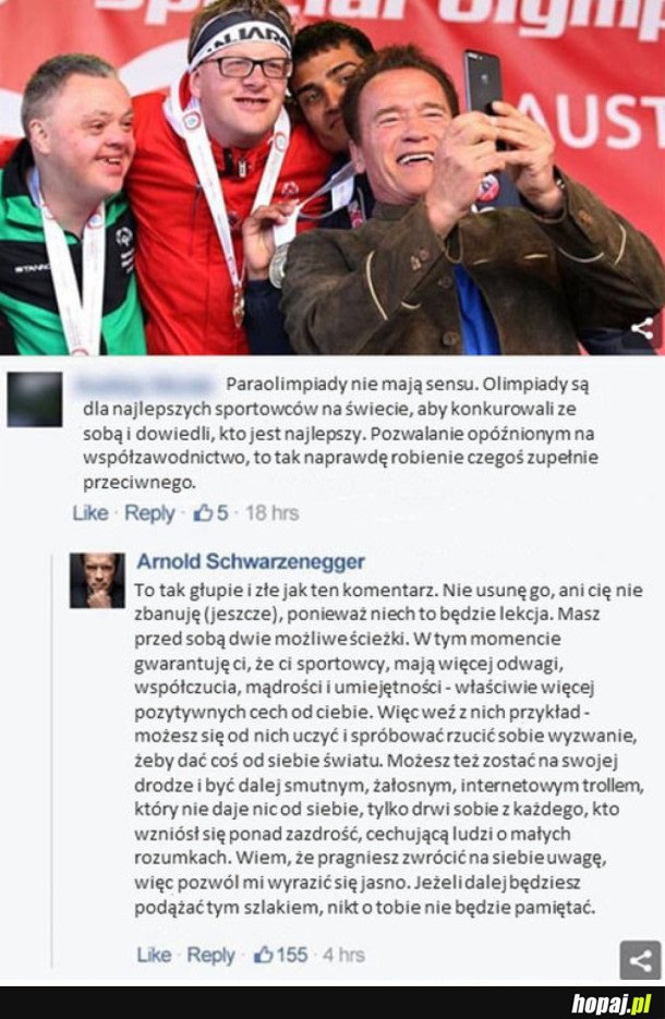 REAKCJA SCHWARZENEGGERA