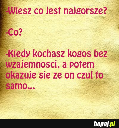 Tak jest...