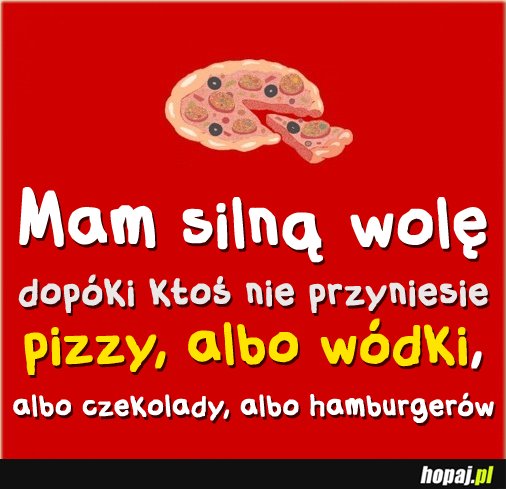 Mam silną wolę