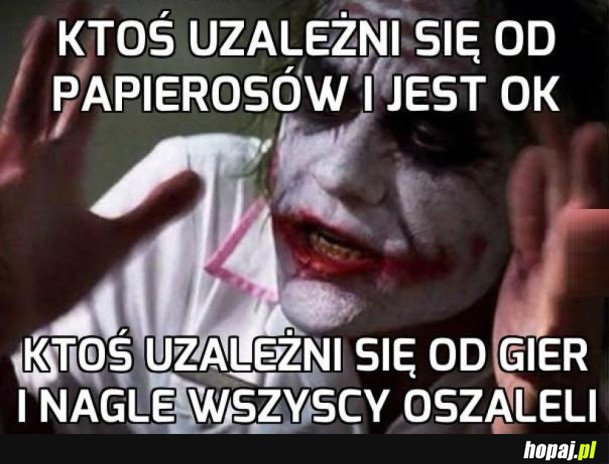 TYPY UZALEŻNIEŃ