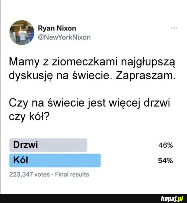Najgłupsza dyskusja, zapraszamy