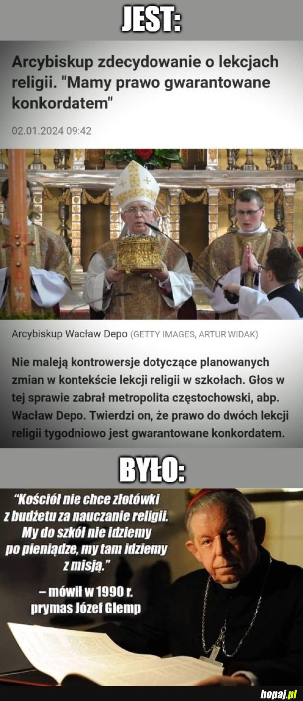 Konkordat nie reguluje liczby godzin (p. artykuł 12)