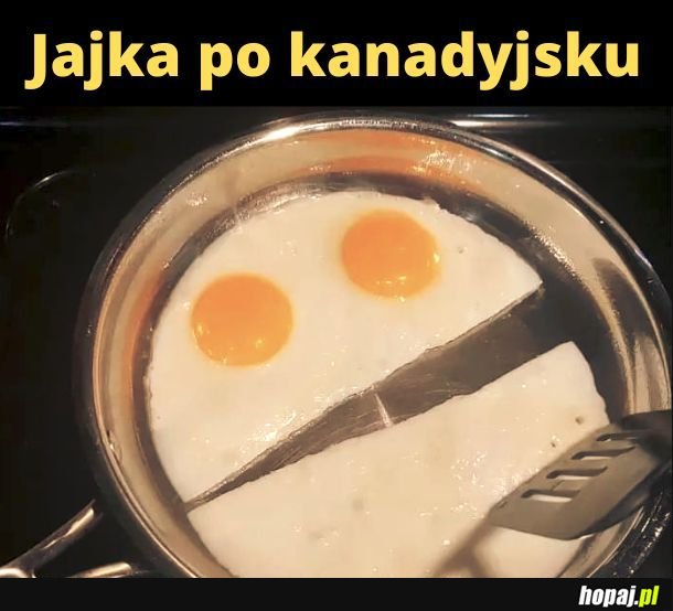 Jajka po kanadyjsku.