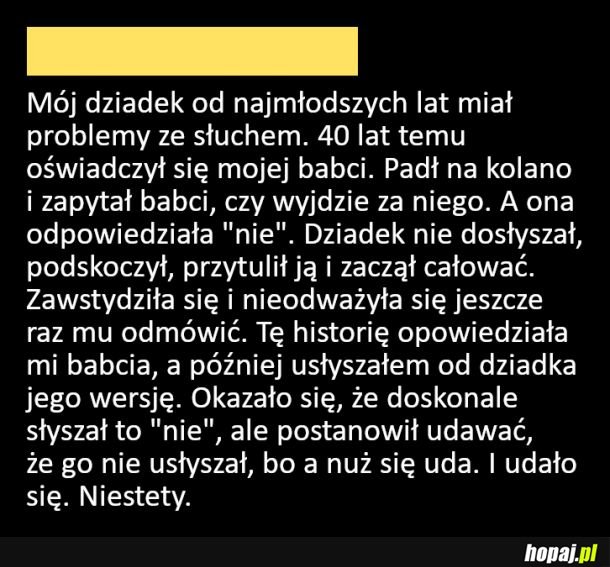 Zaręczyny moich dziadków