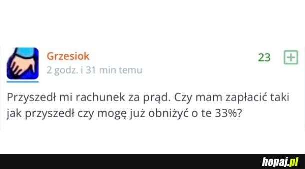 Już tańszy...?