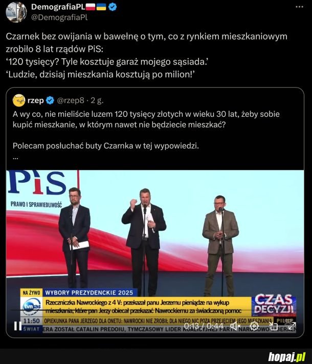 Czarnek nie ma litości dla działań PiSu