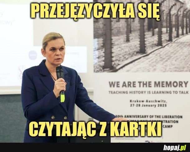 Przejęzyczenie.