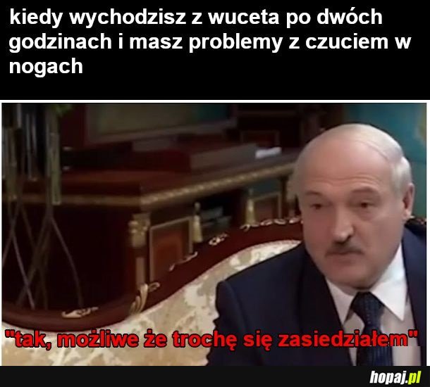 Gdy za długo siedzisz na tronie