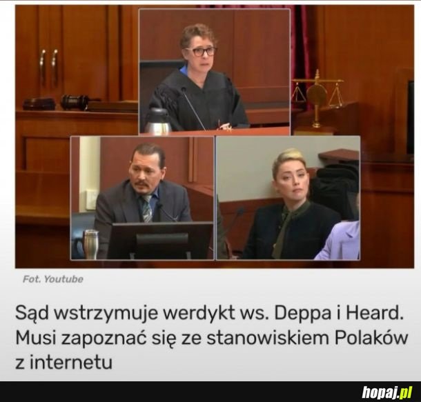 Sąd wstrzymuje werdykt ws. Deppa i Heard