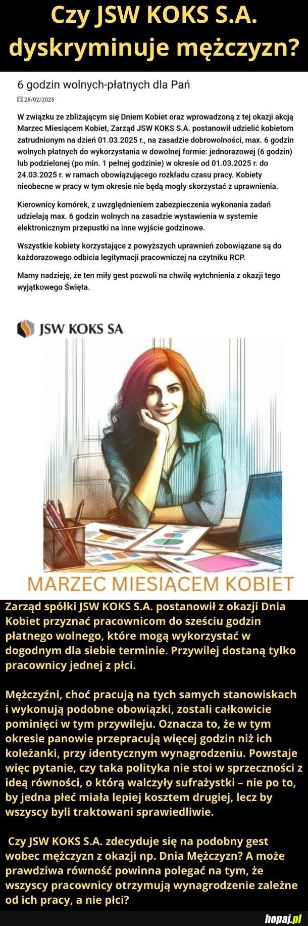 Na Tłusty Czwartek nie dostałem wolnego, a jestem tłusty.