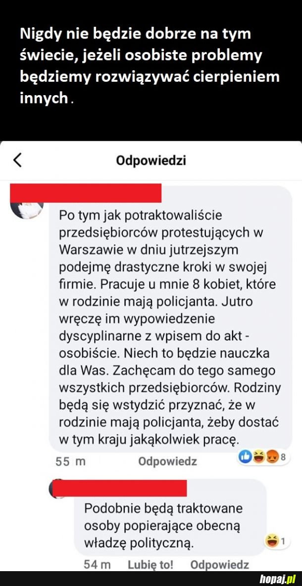 Chcesz pokazać swoją władzę? Zacznij od... niewinnych.