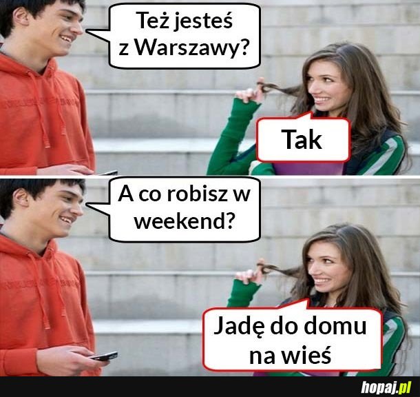Co typowi warszawiacy robią w weekend
