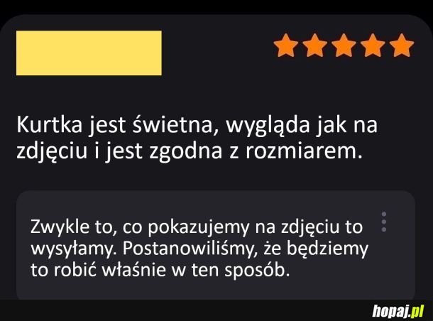 Taką mają politykę w firmie