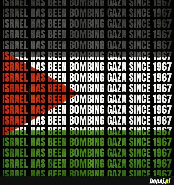 Izrael bombarduje Gazę od 1967