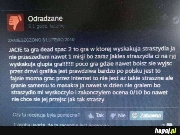  Czy ta recenzja była pomocna xD