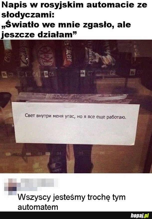 Automat ze słodyczami