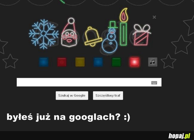 Byłeś już na googlach?