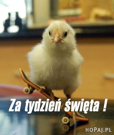 Za tydzień święta!