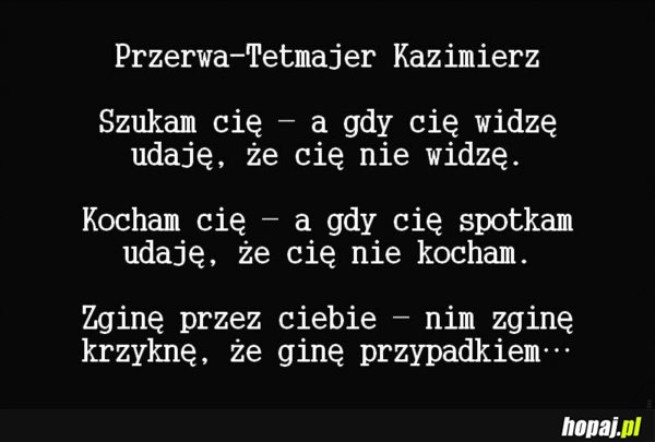 Szukam, kocham