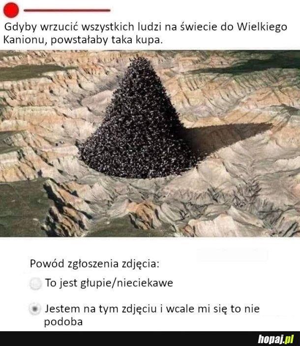 Powód zgłoszenia zdjęcia