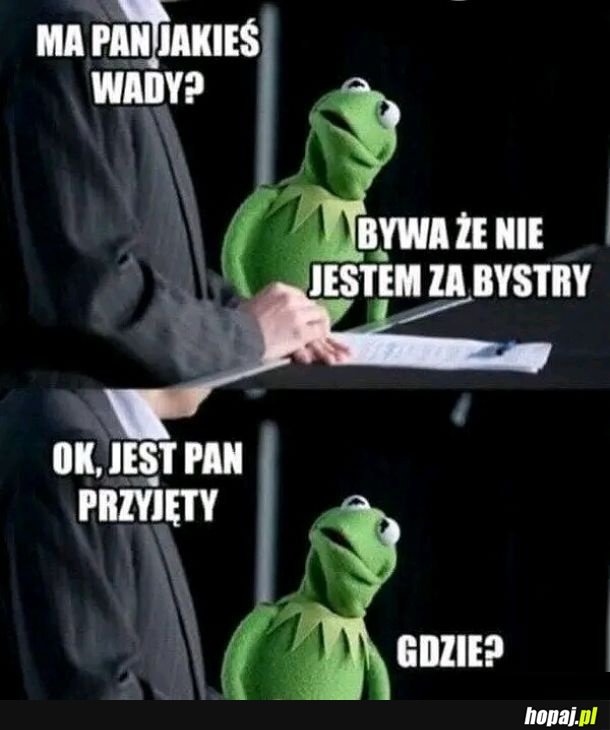 Rozmowa o pracę...