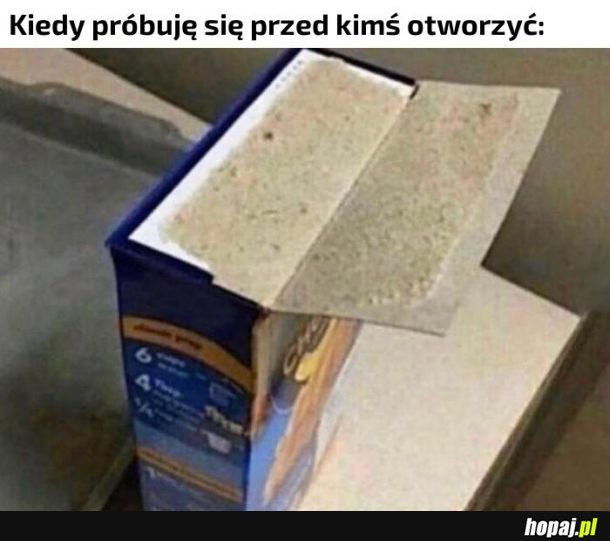 Otwieranie się przed kimś