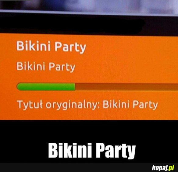 Bikini party