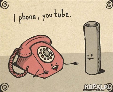 I phone, you tube