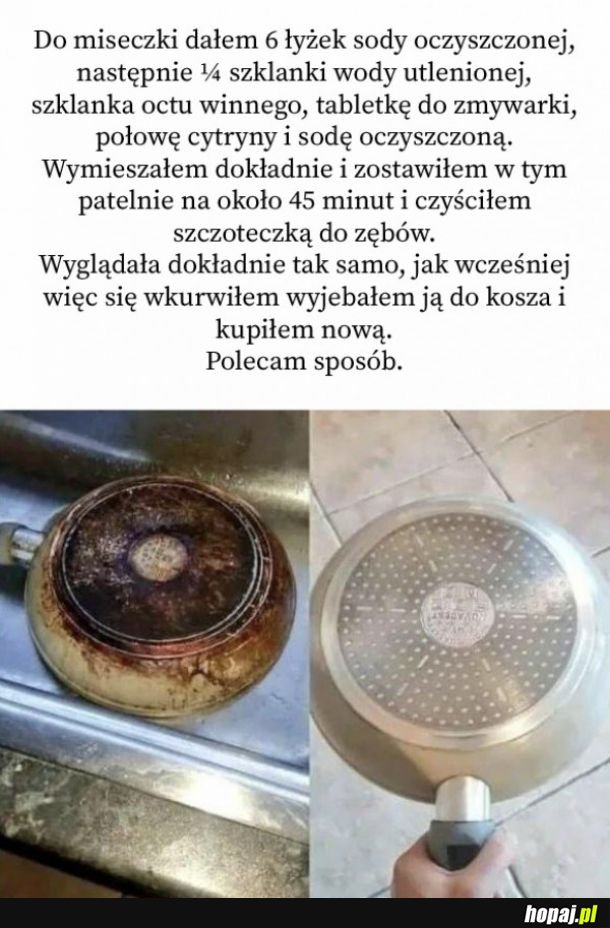 Czyszczenie patelni