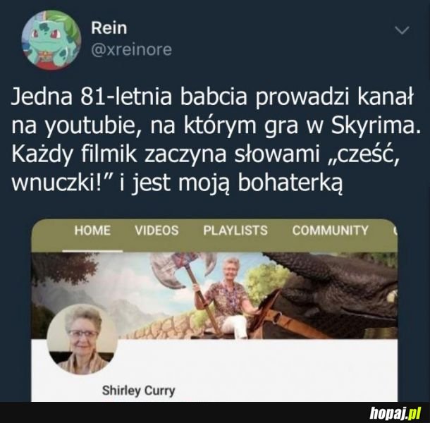 Cenię sobie takich youtuberów