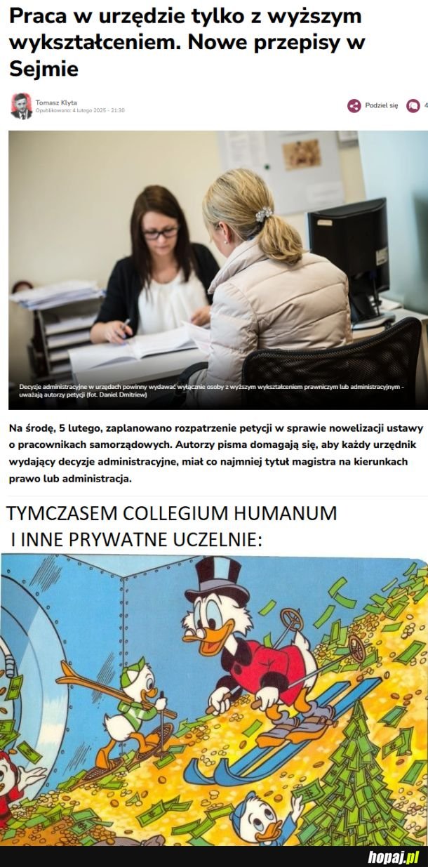 Może i nie rozwiążemy problemu, ale przynajmniej zarobimy