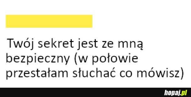 Twój sekret jest bezpieczny