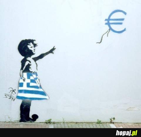Banksy w Grecji